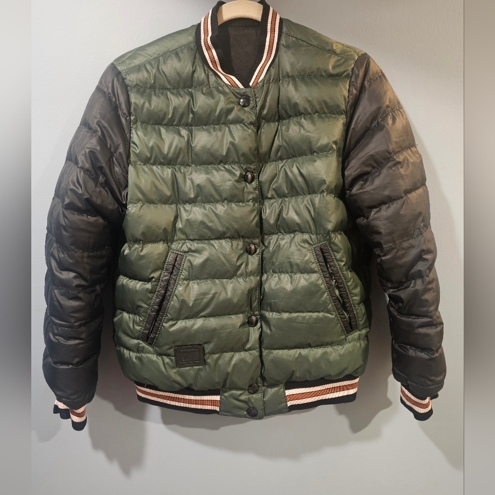 Coach Reversible Puffer Bomber Jacket - Picture 3 of 16